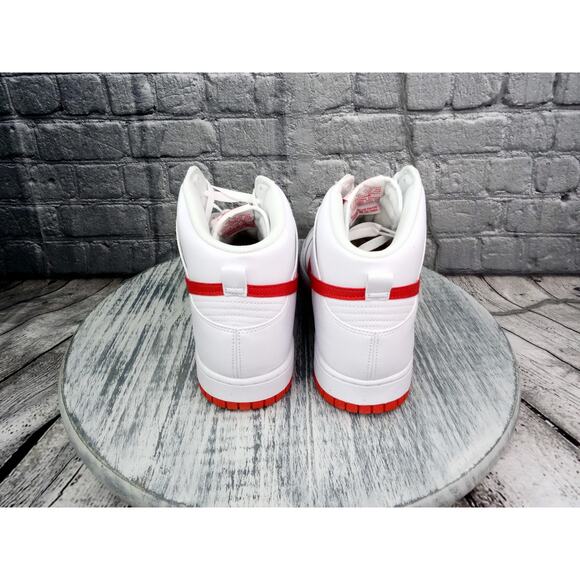 Nike Dunk Hi Retro "Picante Red" White/Picante Red-White Men Size 13 NIB - Picture 7 of 12